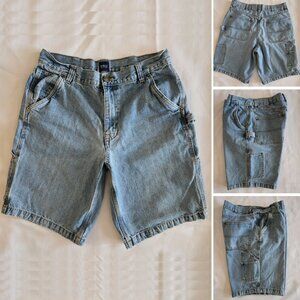 Y2K Basic Editions Carpenter Denim Shorts SZ 34